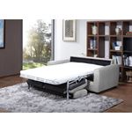 Marin Light Grey Microfiber Sofa Bed-2