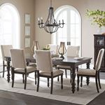 Begonia Dining Table 1718GY-90 in Set