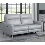 Derek Light Grey Power Reclining Sofa 602501P-2