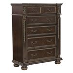Catalonia Traditional Cherry 5 Drawer Chest 1824-2