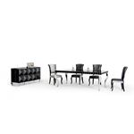 Mia Modern Black Lacquer Dining Table - 2