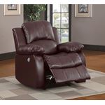 Granley Brown Reclining Chair 9700BRW-1 in room