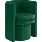 Selena Green Velvet Upholstered Accent Chair - 4