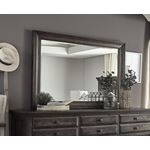 Avenue Weathered Burnished Brown Rectangle Mirror 223034 By Coaster