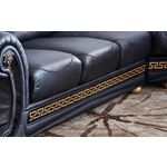 Apolo Black Sectional Detail