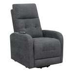 Howie Charcoal Power Lift Chair Recliner 609403-2