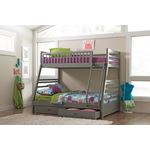 Ashton Grey Twin Over Full Bunk Bed 460182