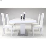 Modrest Zenith Modern White Extendable Dining Table 4