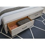 Belhaven King Arched Panel Bed with Storage Foot-4