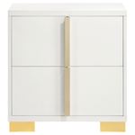 Marceline White 2 Drawer Nightstand 222932-2