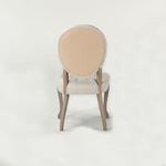 Penelope Tufted Linen Chair back