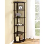 5 Shelf Corner Bookshelf 800279
