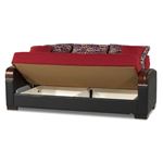 Mobimax Red Fabric Fabric Sofa Mobimax Sofa - Red by CasaMode 2