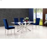 Juno Chrome Stainless Steel Dining Table 2