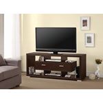 Modern 59 inch 2 Drawer Cappuccino TV Console 70-2