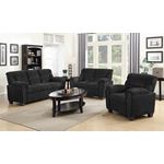 Clemintine Graphite Chenille Fabric Sofa With Na-4