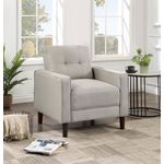 Bowen Beige Track Arm Tufted Accent Chair 50678-2