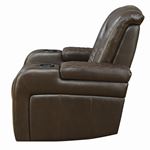 Delangelo Brown Power Reclining Loveseat with Co-4