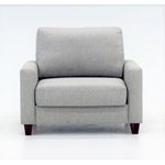 Nico Cot Size Chair Sleeper in Fabric by Luonto Furniture