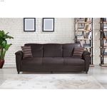 Aspen Sofa Bed in Santa Glory D. Brown by Istikbal