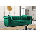 Kayla Green Velvet Tufted Sofa Kayla_Sofa_Green by Meridian Furniture 2
