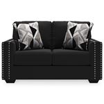 Gleston Onyx Velvet Loveseat 12206-2