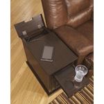 Power Chair Side Table T127-551 open