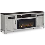 Darborn XL 88 inch TV Stand with Electric Fireplace W796-68