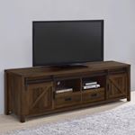 Madra 79" Rustic TV Stand with Sliding Doo-4