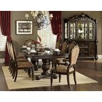 Russian Hill Double Pedestal Dining Table 1808-112 in Set