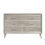 Ramon Metallic Sterling 6 Drawer Dresser 222703-2