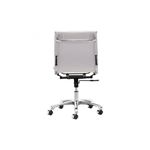 Lider Plus Armless Office Chair - White - 4