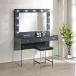 Afshan Grey Vanity Set with Lighting Mirror 935-4