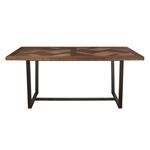 Leland Brown Dining Table 5735 by Homelegance side
