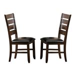 Ameillia Dark Oak Dining Side Chair 586S Set