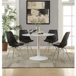 Lowry White 40 inch Round Dining Table 105261-4