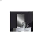 Aurora White Bedroom Mirror by Global Furniture USA