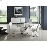 Boulevard White Eco Leather Dining Chair by Casa-4