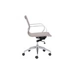 Glider Low Back Office Chair 100376 Taupe - 2