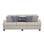 Glenn Light Grey Linen Sofa 511091-2