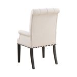 Phelps Beige Linen Upholstered Arm Chair 107283-4