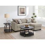 Storey Camel Sleeper Sectional Sofa Chaise 5047-4