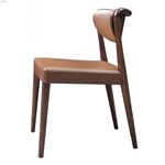 Union Modern Brown Oak Dining Chair-2