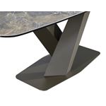 Elegance Moka Ceramic Top Fixed Table-4