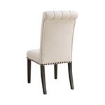 Phelps Beige Linen Upholstered Side Chair 107286-4