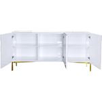 Collette White Sideboard/Buffet - Gold Base - 2