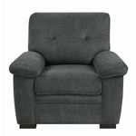 Fairbairn Charcoal Fabric Arm Chair 506586-2