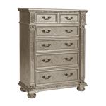 Catalonia Traditional Platinum Gold 5 Drawer Che-2