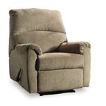 Nerviano Mocha Fabric Recliner 10801-2