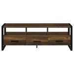 James Dark Pine 60 inch 3 Drawer TV Stand 70428-4